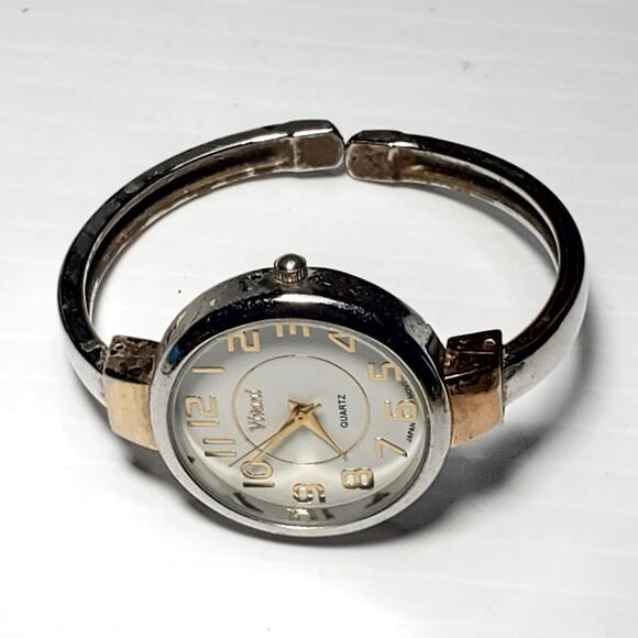 Vivani PC21J Lady Cuff Watch Untested Large Face Casual - Picture 3 of 5